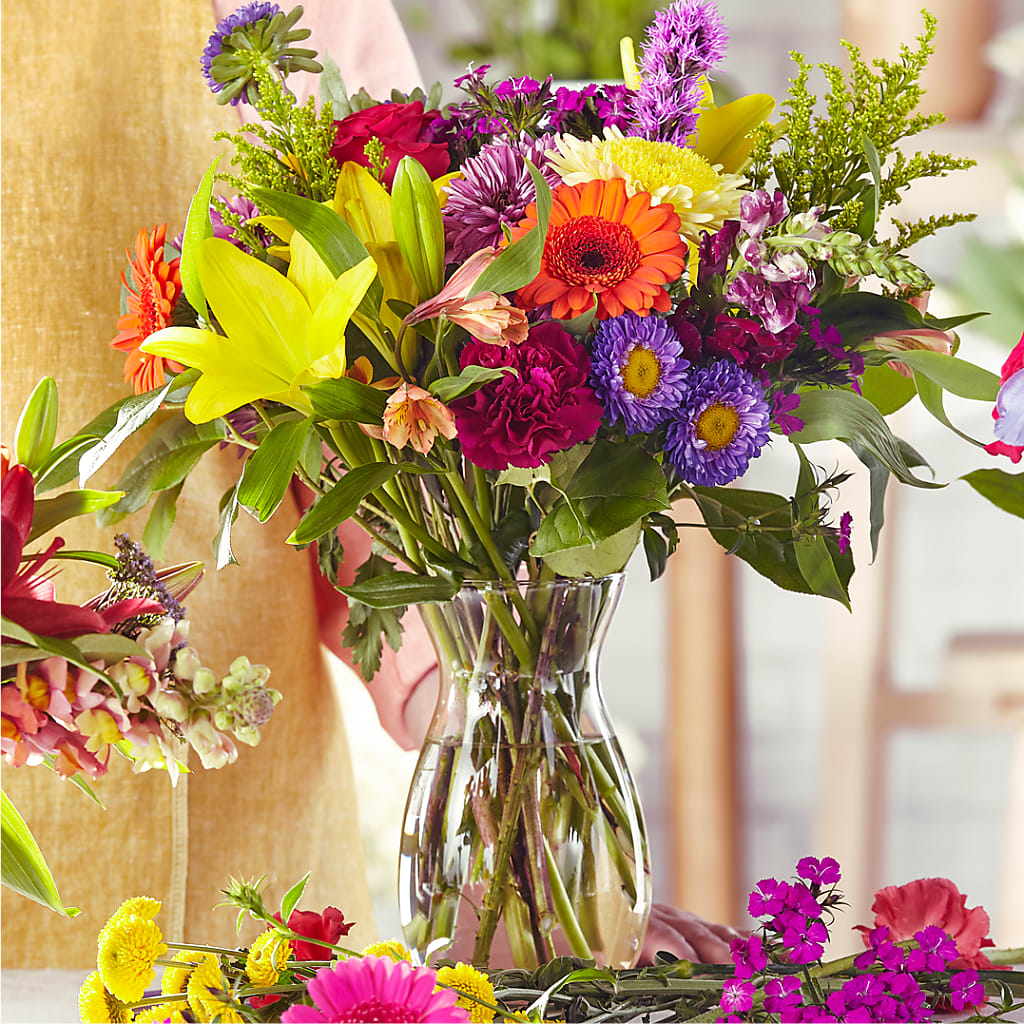 Bold & Bright – A Florist Original – Country Cottage Floral Creations, Conroe TX