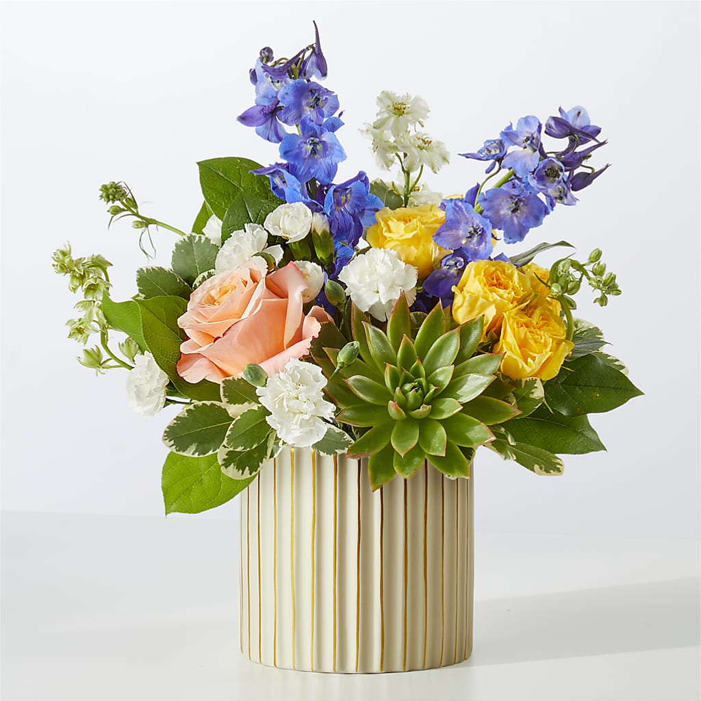 Cobalt Reverie Bouquet – Country Cottage Floral Creations, Conroe TX