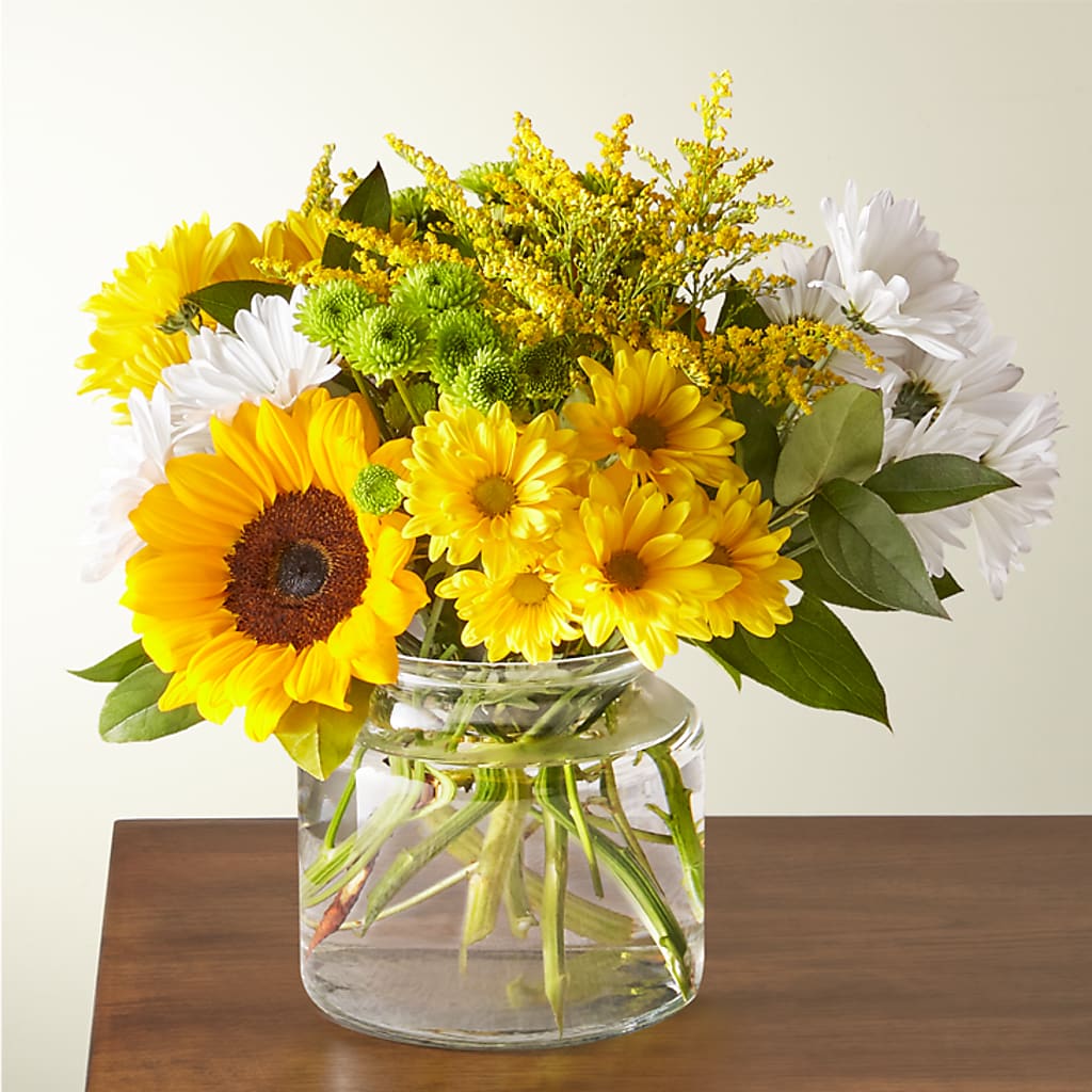 Hello Sunshine Bouquet – Country Cottage Floral Creations, Conroe TX