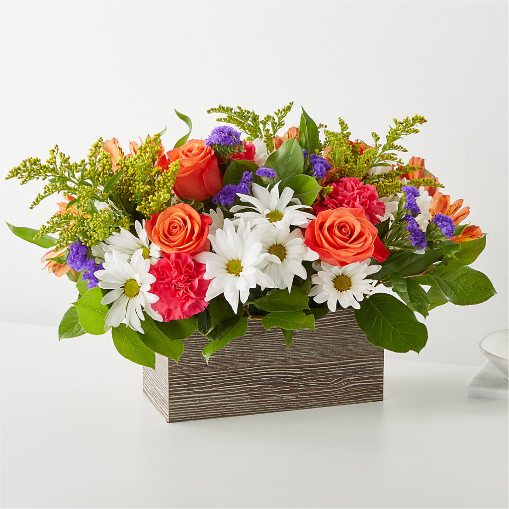 Oopsie Daisy Box Bouquet – Country Cottage Floral Creations, Conroe TX