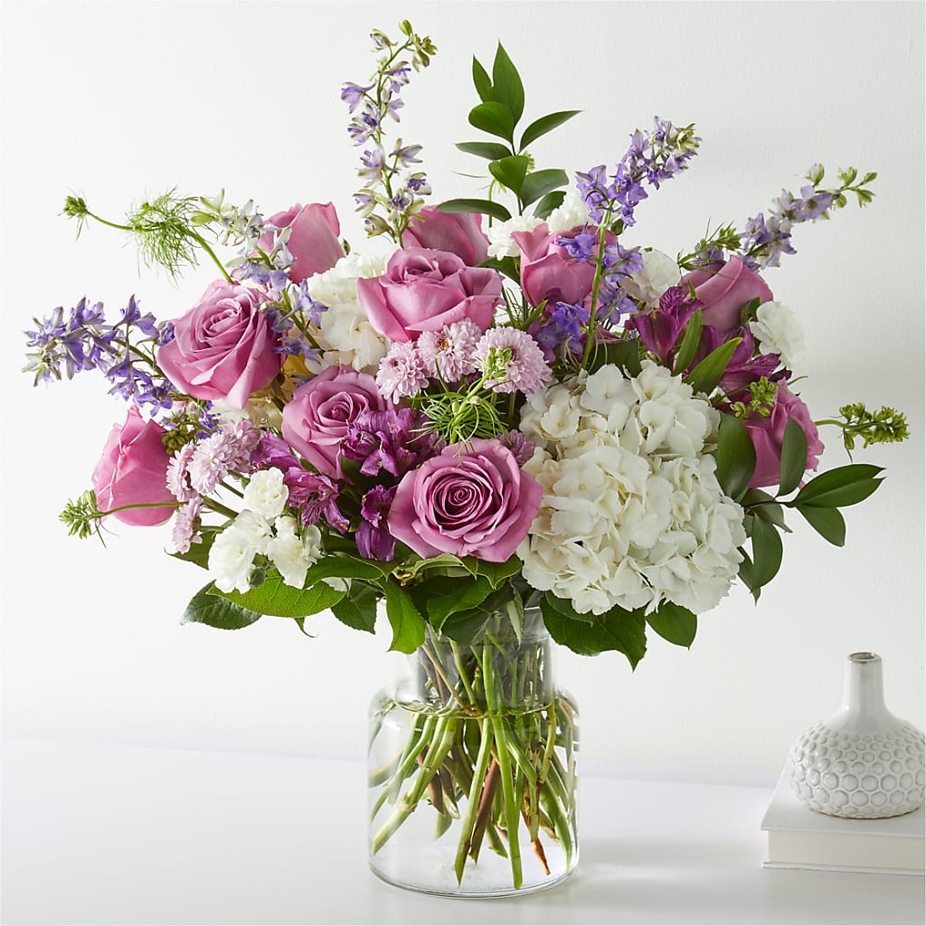 Violet Caress Bouquet – Country Cottage Floral Creations, Conroe TX
