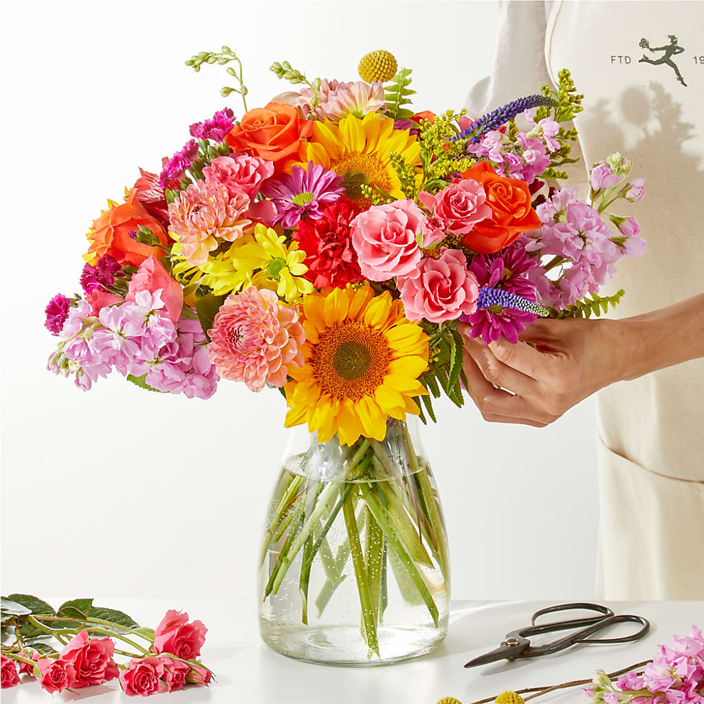 Cue the Confetti - A Florist Original – Country Cottage Floral Creations, Conroe TX
