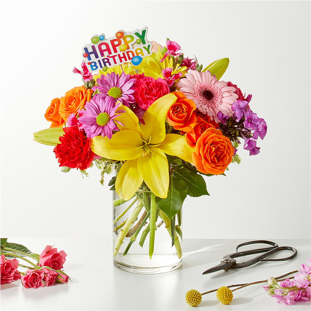 Cue the Confetti - A Florist Original – Country Cottage Floral Creations, Conroe TX