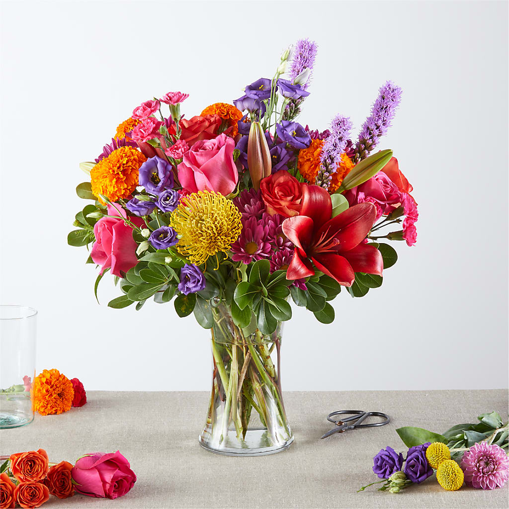 Feast of Color – A Florist Original – Country Cottage Floral Creations, Conroe TX