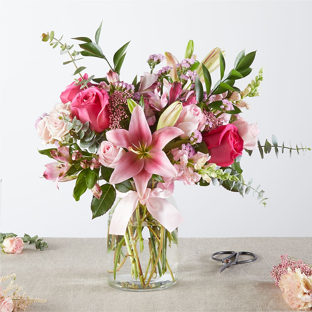Pink Ribbon - A Florist Original – Country Cottage Floral Creations, Conroe TX