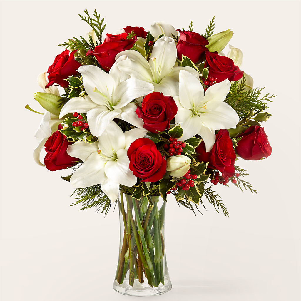 Sparkling Snowflakes Bouquet – Country Cottage Floral Creations, Conroe TX