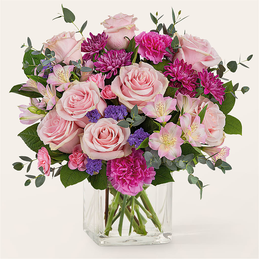 Rosy Radiance Bouquet – Country Cottage Floral Creations, Conroe TX
