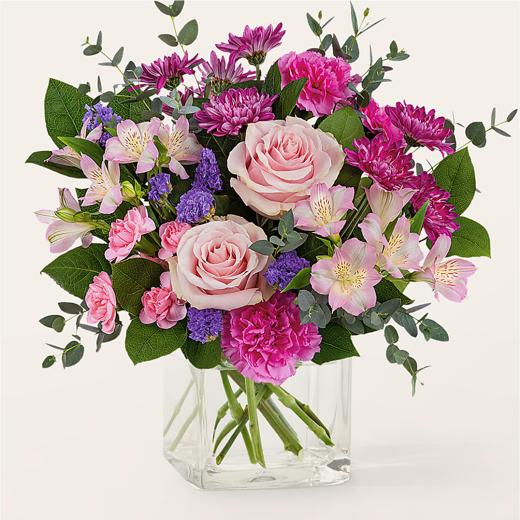 Rosy Radiance Bouquet – Country Cottage Floral Creations, Conroe TX