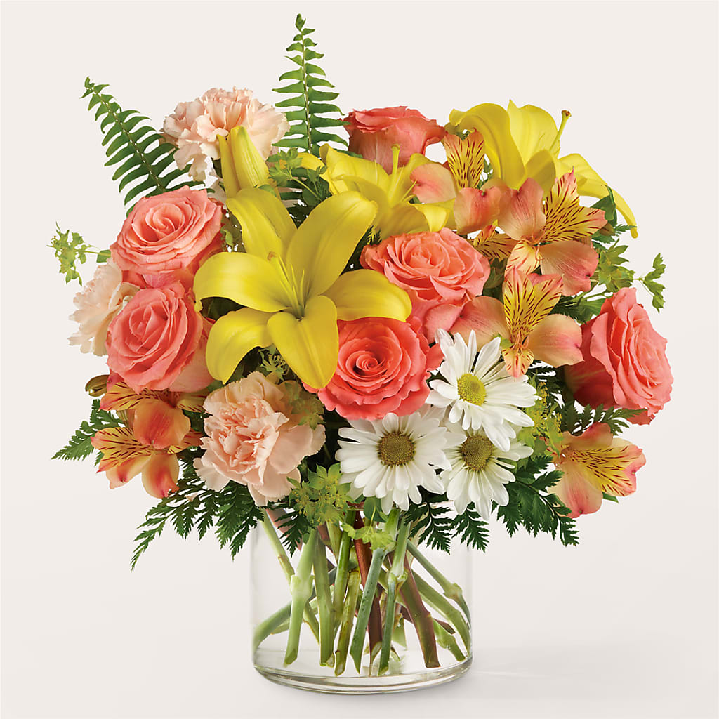 Sunset Strip Bouquet – Country Cottage Floral Creations, Conroe TX