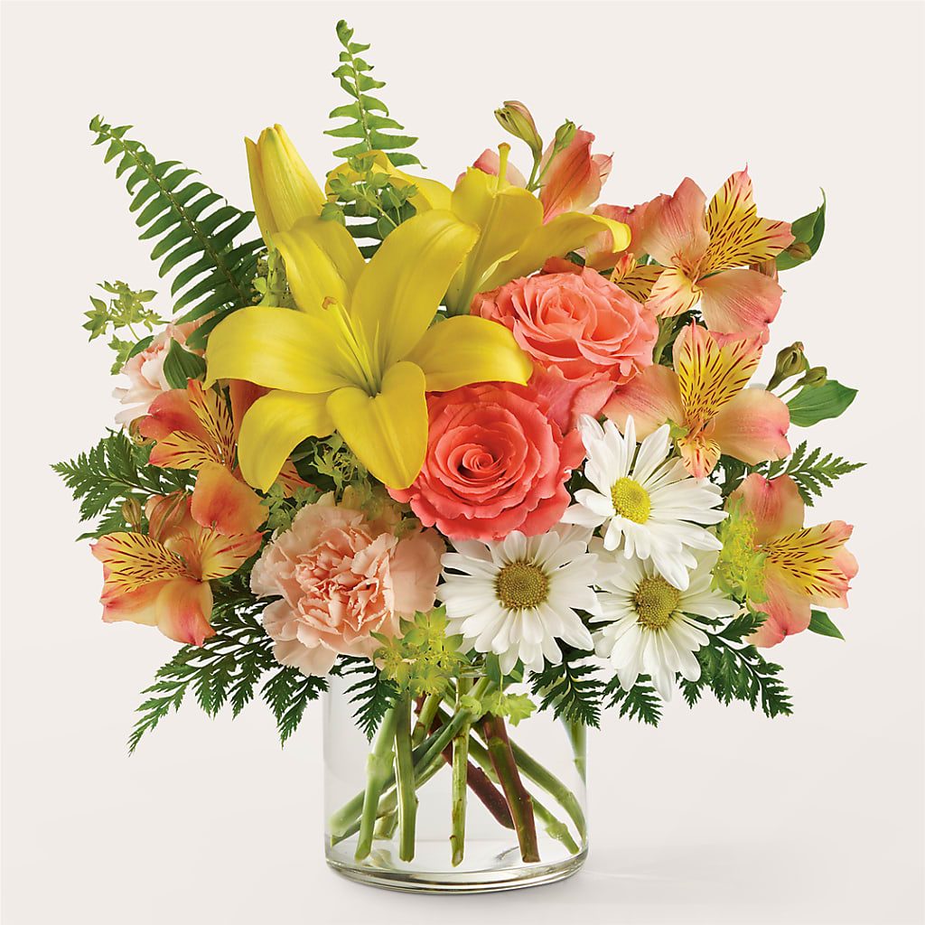 Sunset Strip Bouquet – Country Cottage Floral Creations, Conroe TX