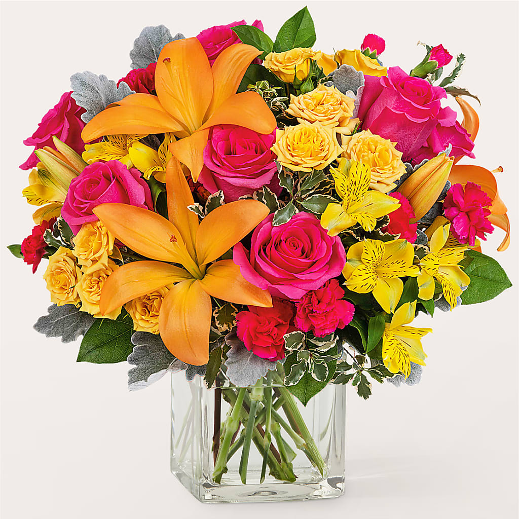 To the Tropics Bouquet – Country Cottage Floral Creations, Conroe TX