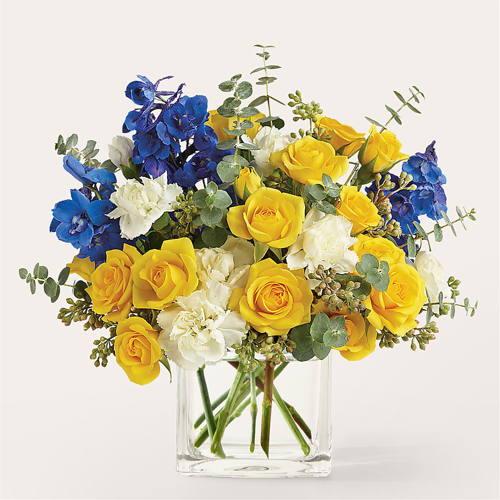 Sparkling Citrine Bouquet – Country Cottage Floral Creations, Conroe TX