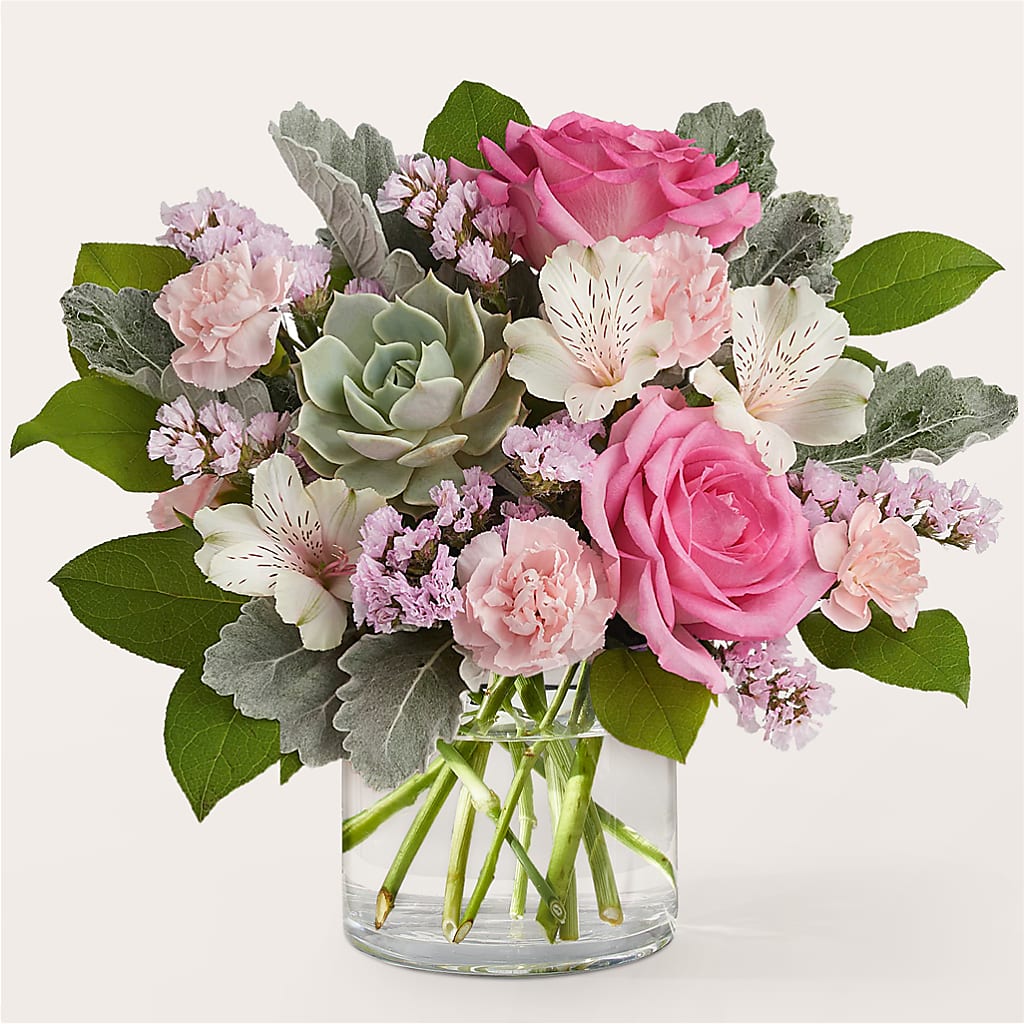Dusty Rose Bouquet – Country Cottage Floral Creations, Conroe TX