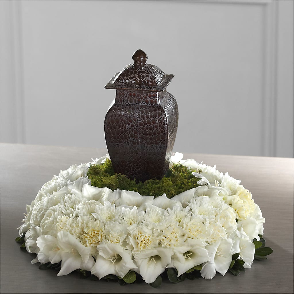 Encircling Grace Arrangement – Country Cottage Floral Creations, Conroe TX