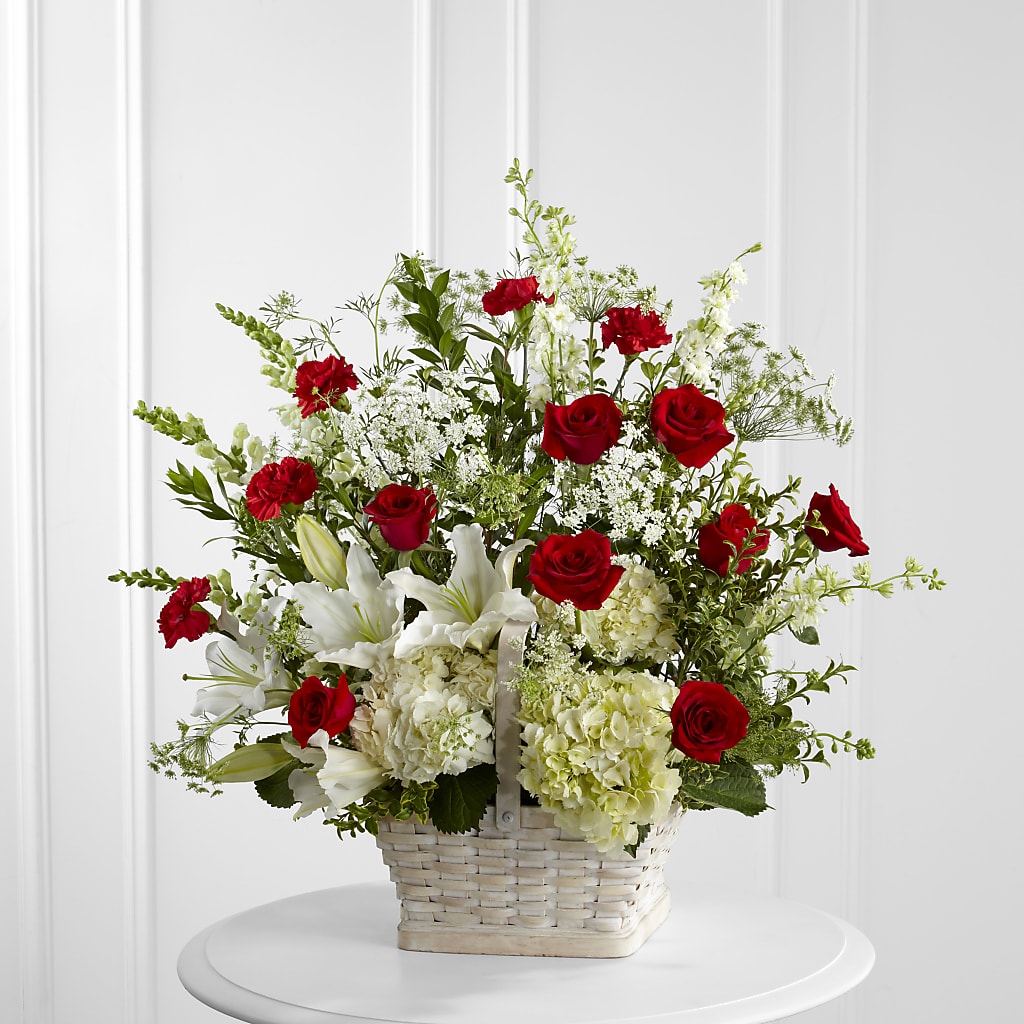 In Loving Memory Arrangement – Country Cottage Floral Creations, Conroe TX