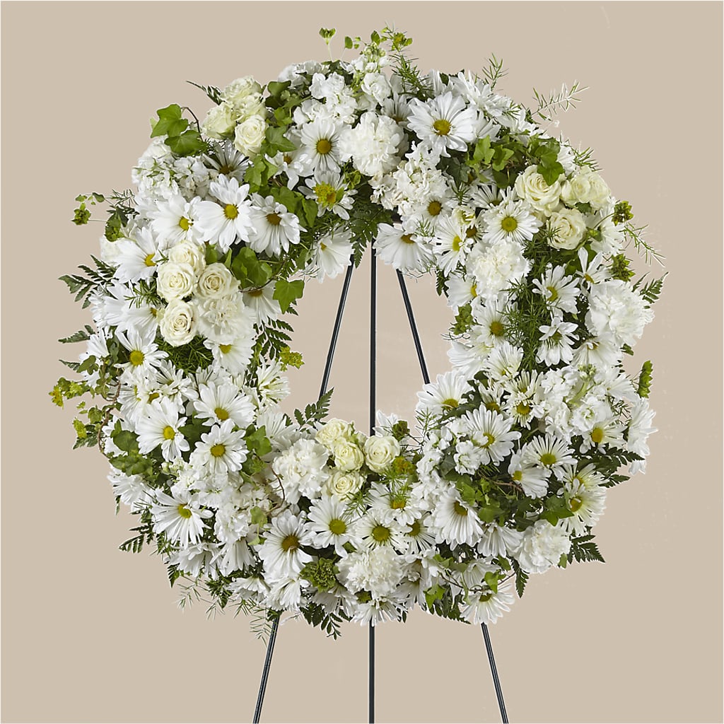 Faithful Wishes Wreath – Country Cottage Floral Creations, Conroe TX
