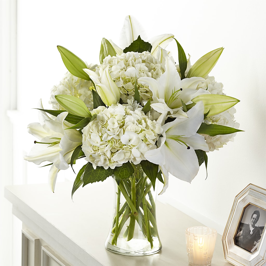 Compassionate Lily Bouquet – Country Cottage Floral Creations, Conroe TX