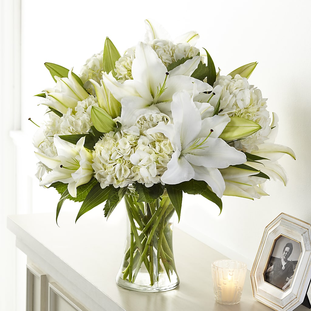 Compassionate Lily Bouquet – Country Cottage Floral Creations, Conroe TX