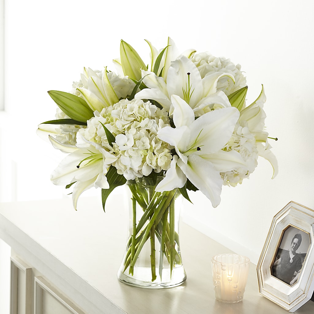 Compassionate Lily Bouquet – Country Cottage Floral Creations, Conroe TX
