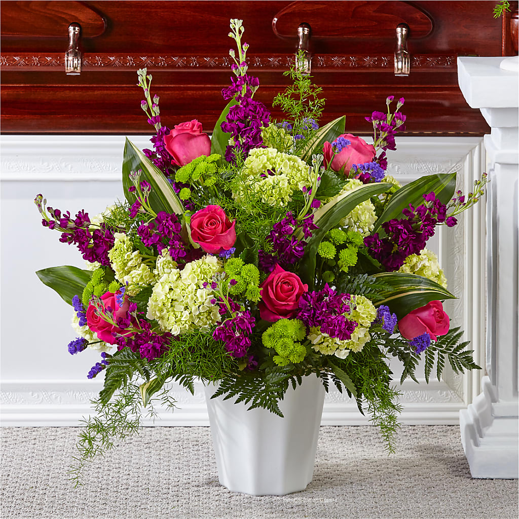 Beautiful Horizons Floor Basket – Country Cottage Floral Creations, Conroe TX