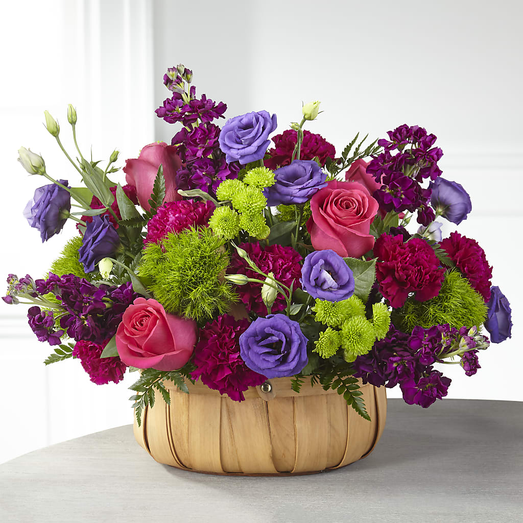 Serene Sanctuary Basket – Country Cottage Floral Creations, Conroe TX