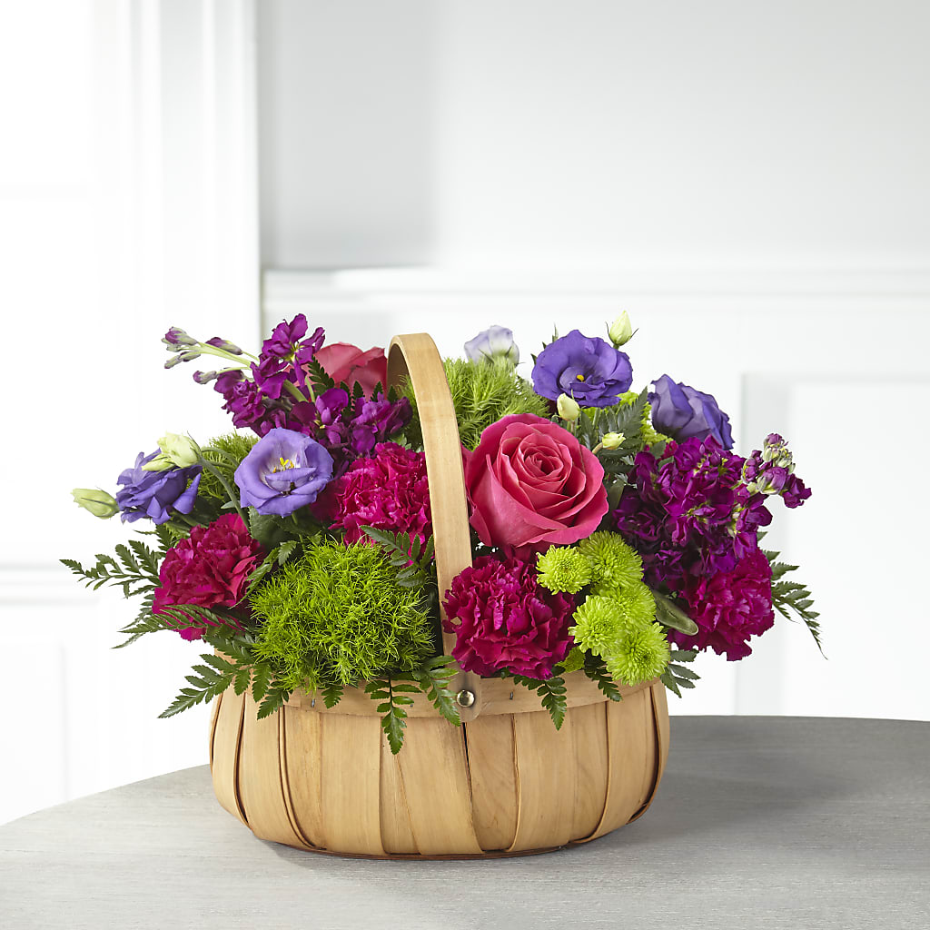 Serene Sanctuary Basket – Country Cottage Floral Creations, Conroe TX