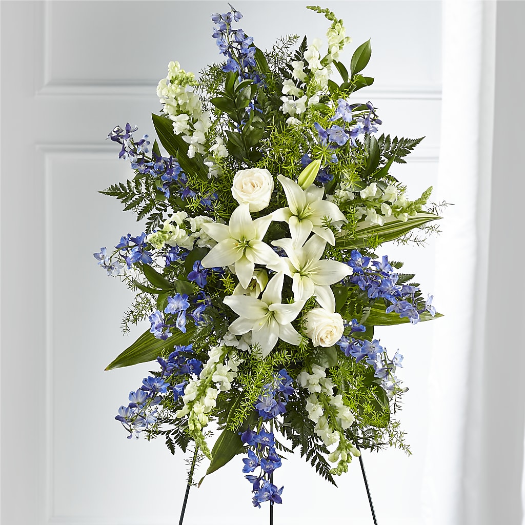 Faithful Friend Standing Spray – Country Cottage Floral Creations, Conroe TX