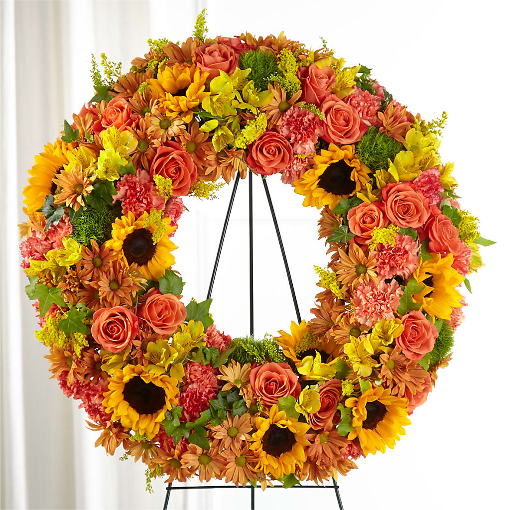 Autumnal Memories Wreath (Standard) – Country Cottage Floral Creations, Conroe TX