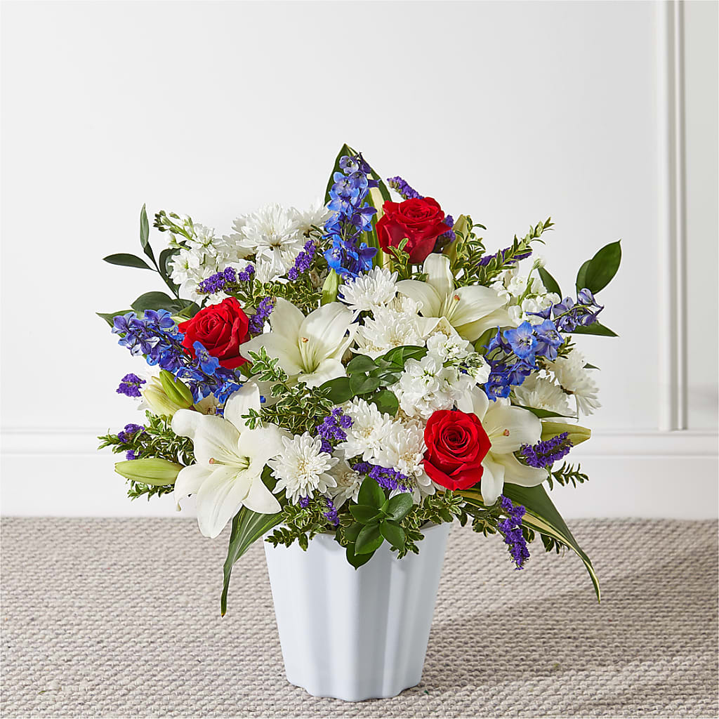 Consoled Floor Basket – Country Cottage Floral Creations, Conroe TX