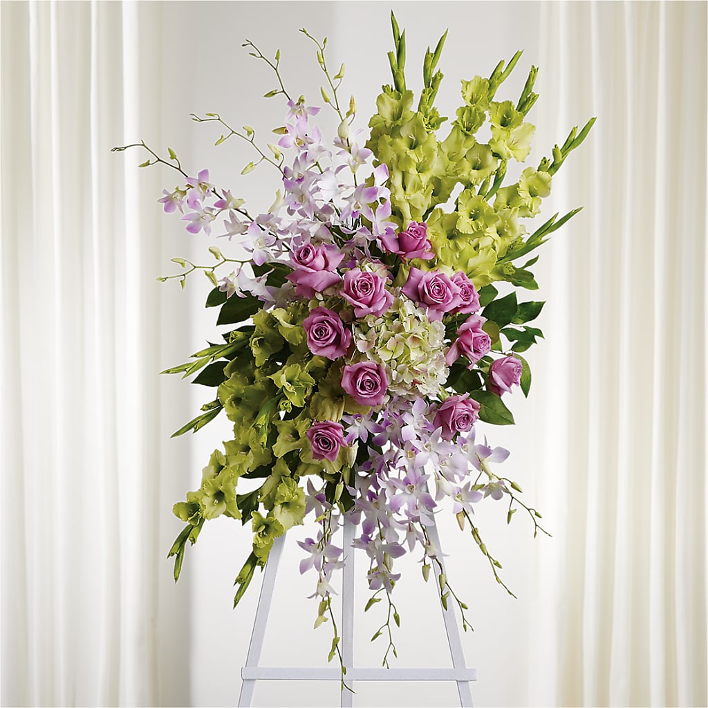 Lasting Legacy Standing Spray – Country Cottage Floral Creations, Conroe TX