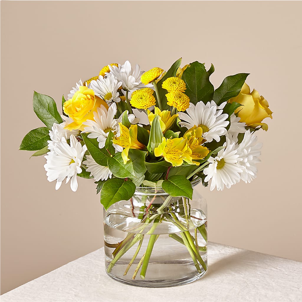 Sunny Sentiments Bouquet – Country Cottage Floral Creations, Conroe TX