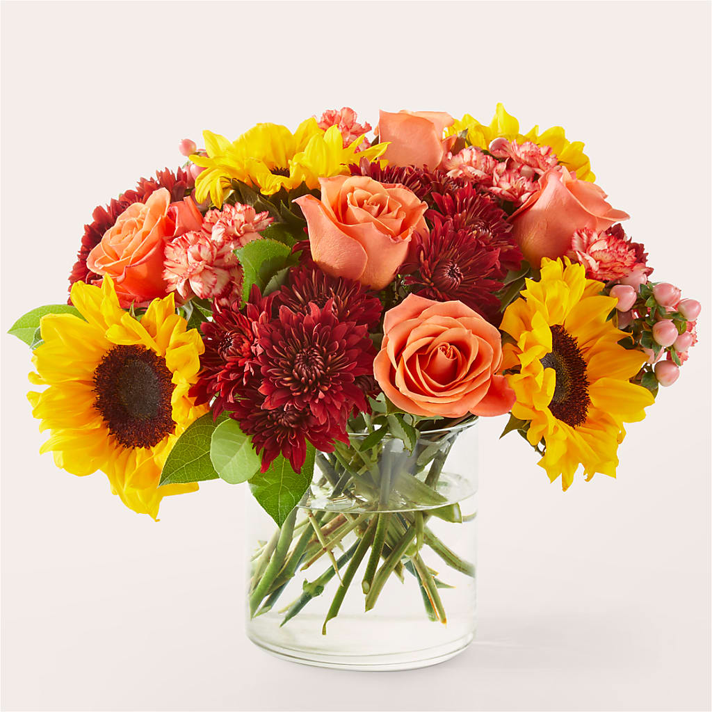 September Sunset Bouquet – Country Cottage Floral Creations, Conroe TX