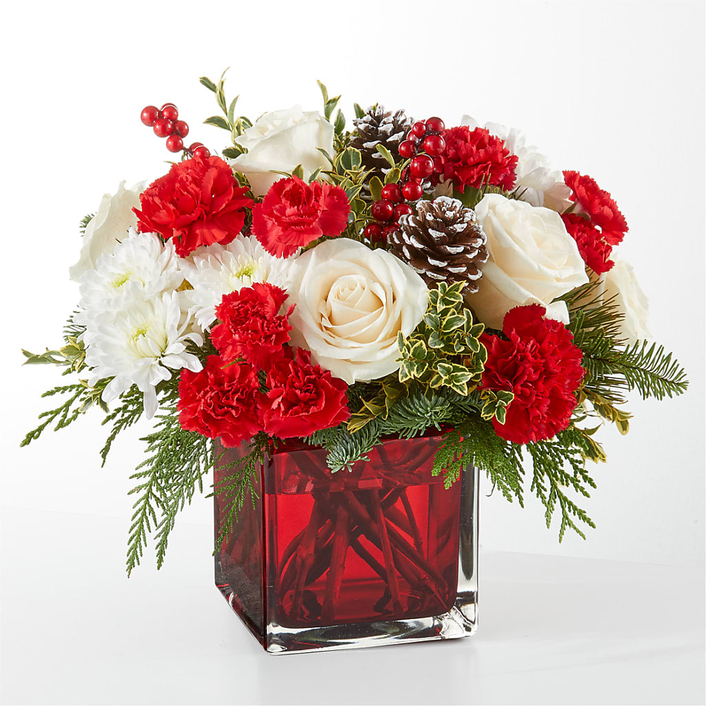 Christmas Market Bouquet – Country Cottage Floral Creations, Conroe TX