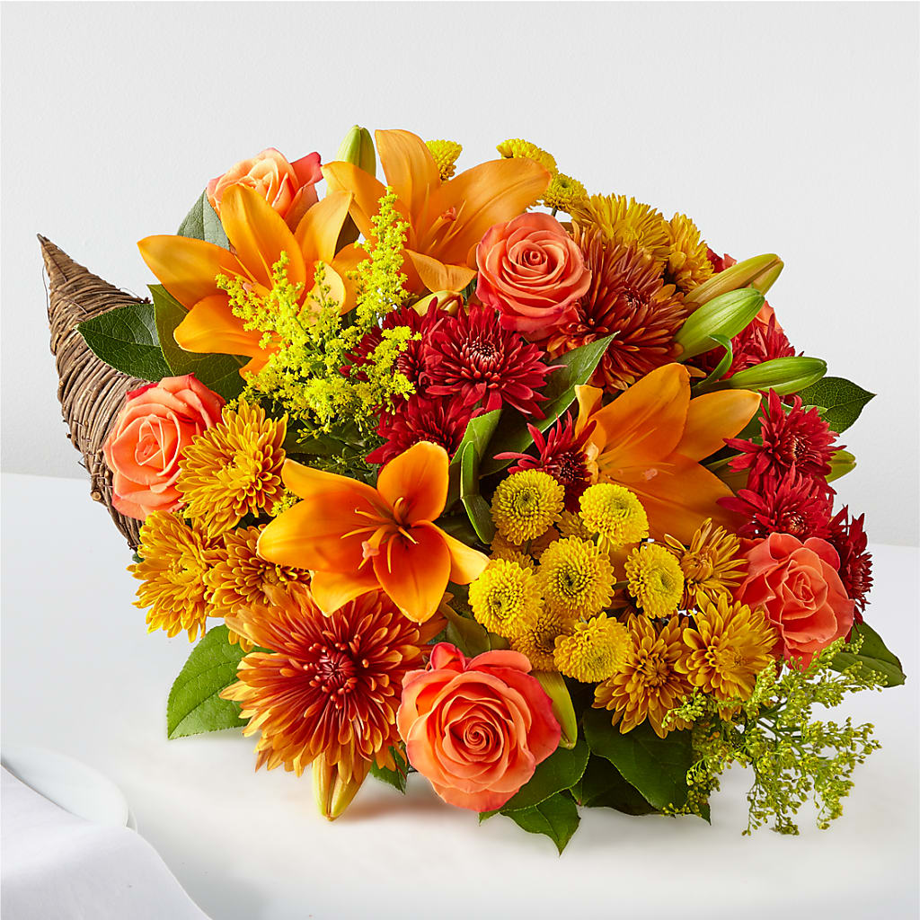 Feast of Color Cornucopia – Country Cottage Floral Creations, Conroe TX