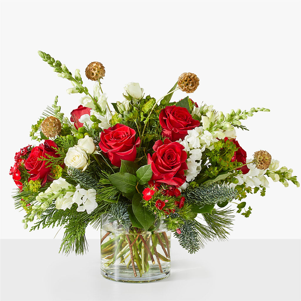 Deck the Halls Bouquet – Country Cottage Floral Creations, Conroe TX