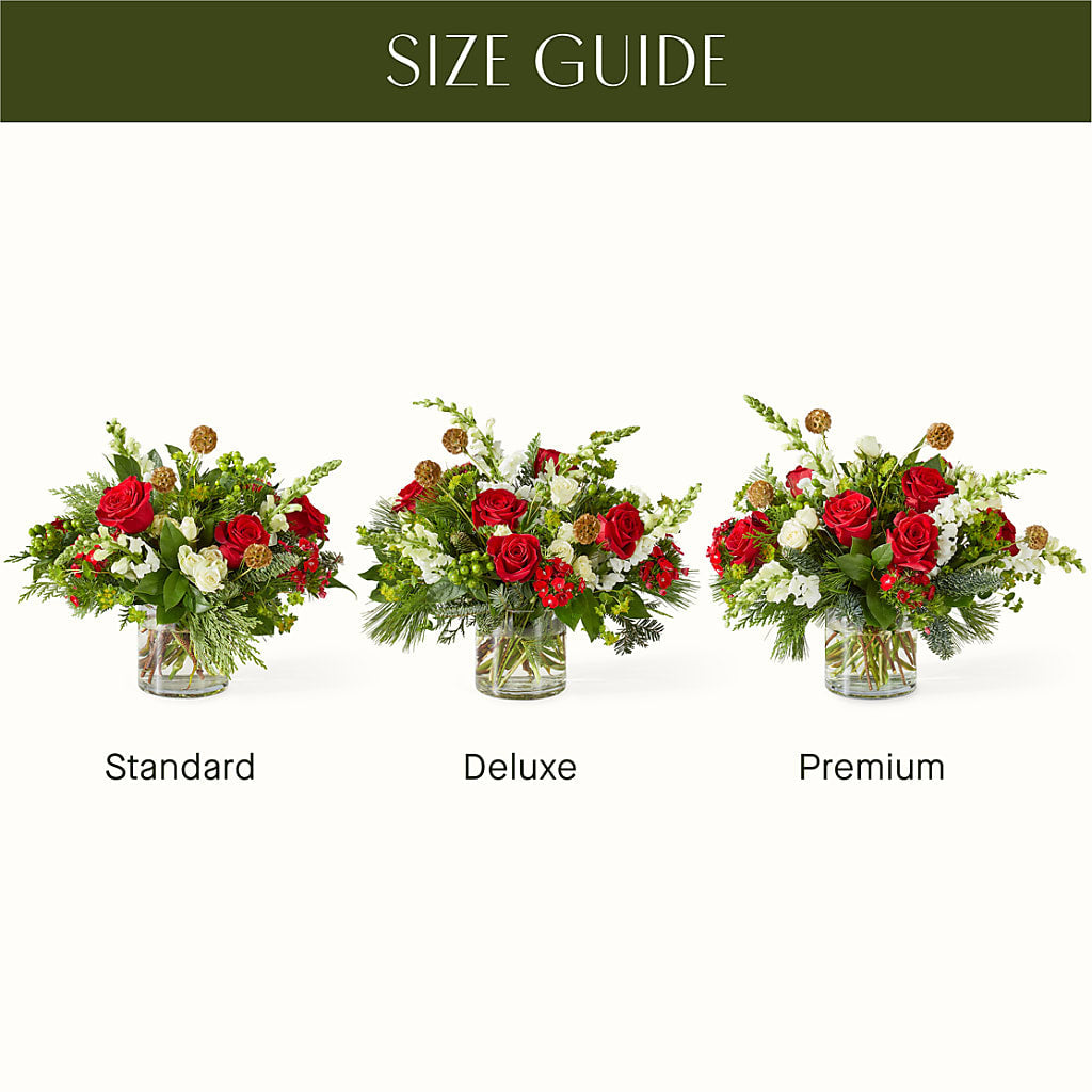Deck the Halls Bouquet – Country Cottage Floral Creations, Conroe TX