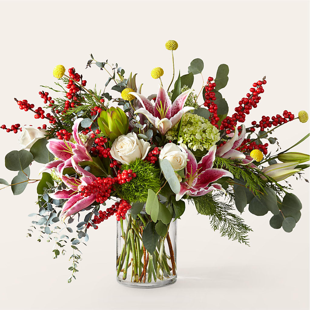Berry & Bright Bouquet – Country Cottage Floral Creations, Conroe TX
