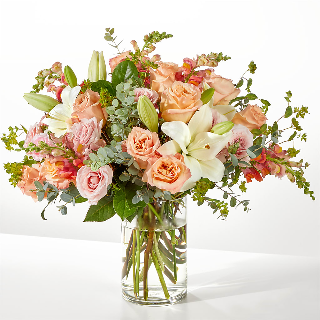 Grapefruit Splash Bouquet – Country Cottage Floral Creations, Conroe TX