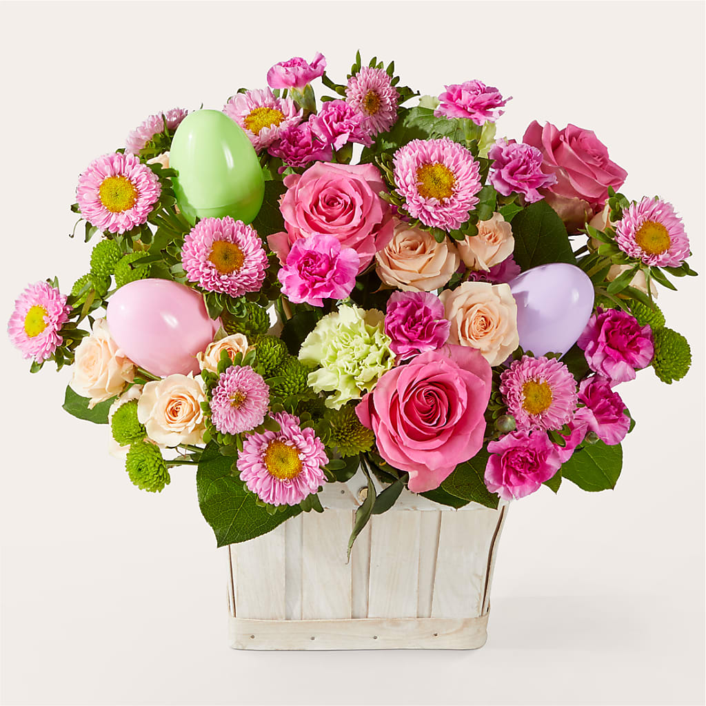 Get Eggcited Basket – Country Cottage Floral Creations, Conroe TX