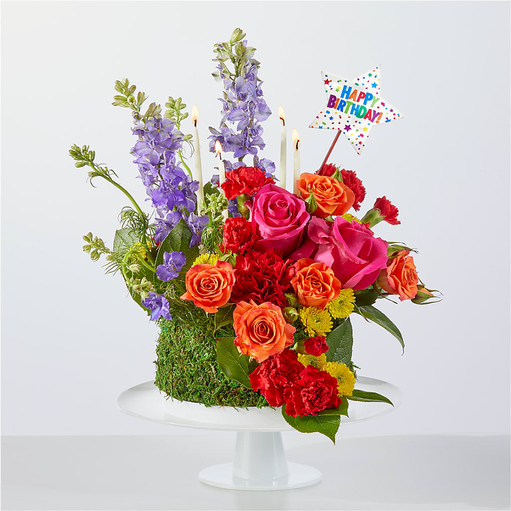 Best Year Yet Floral Cake – Country Cottage Floral Creations, Conroe TX