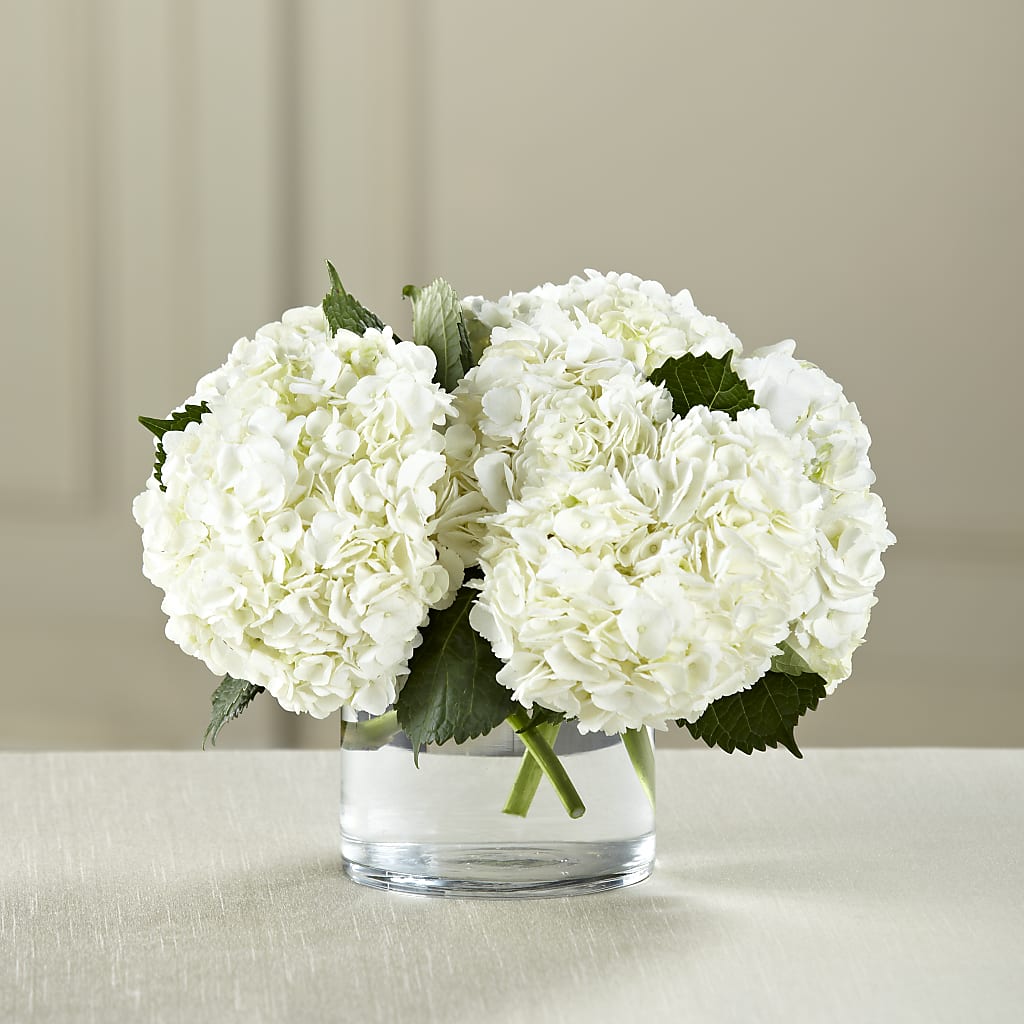 White Hydrangea Bouquet – Country Cottage Floral Creations, Conroe TX