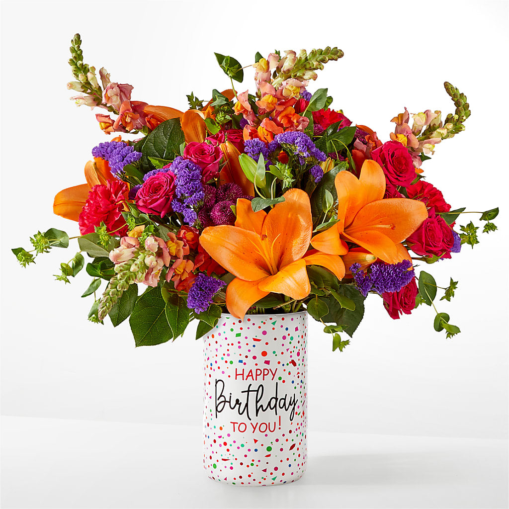 Birthday Palooza Bouquet –  Country Cottage Floral Creations, Conroe TX