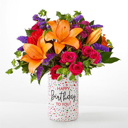 Birthday Palooza Bouquet –  Country Cottage Floral Creations, Conroe TX
