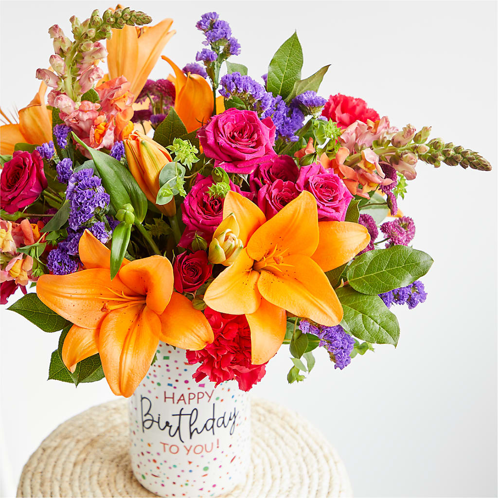 Birthday Palooza Bouquet –  Country Cottage Floral Creations, Conroe TX