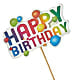 Happy Birthday Pick –  Country Cottage Floral Creations, Conroe TX