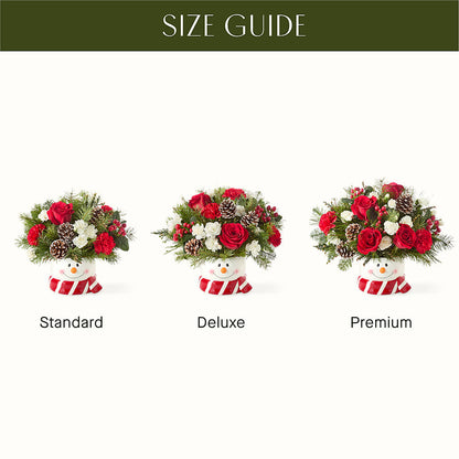 Jolly Snowman Bouquet –  Country Cottage Floral Creations, Conroe TX