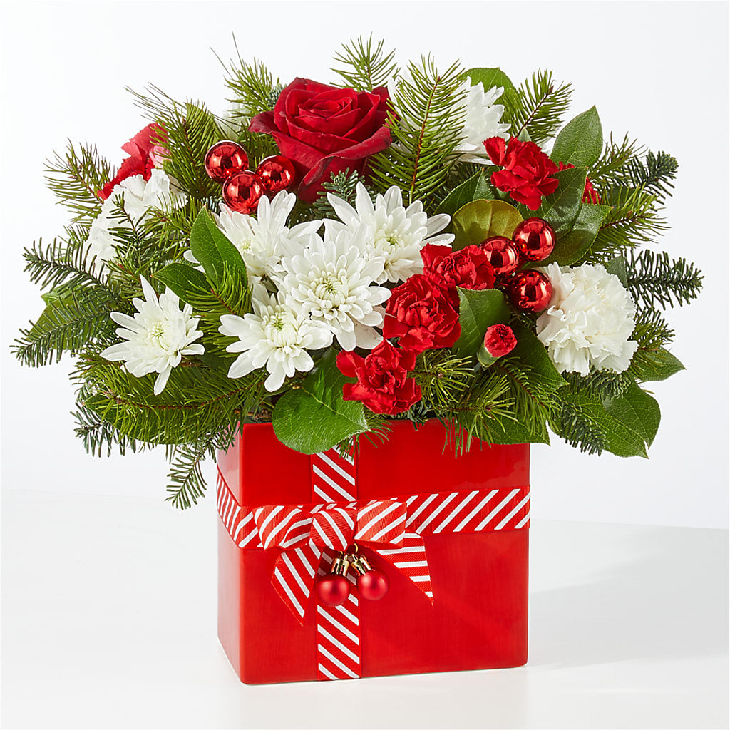 Presents Under the Tree Bouquet –  Country Cottage Floral Creations, Conroe TX