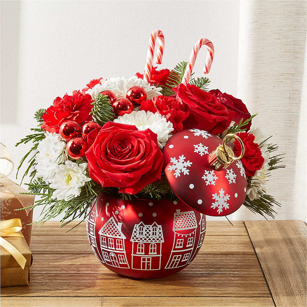 Cheer in the Air Ornament –  Country Cottage Floral Creations, Conroe TX