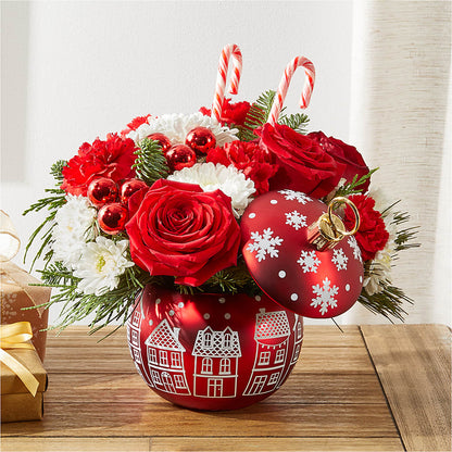 Cheer in the Air Ornament –  Country Cottage Floral Creations, Conroe TX