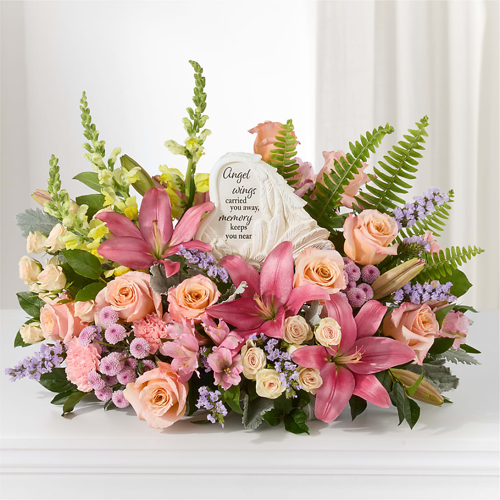 Gentle Light Arrangement –  Country Cottage Floral Creations, Conroe TX